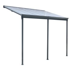 10x14 Kingston Lean To Carport Patio Cover - isolated angle view
