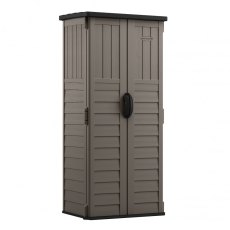 3 x 2 Suncast Mannington Storage Cabinet in Stone Grey - isolated