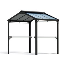 8 x 6 Palram Canopia Austin 2400 BBQ Gazebo - isolated angle view