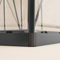 6x4 Palram Canopia Harmony Greenhouse - Grey - base