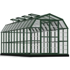 8x20 Palram Canopia Rion Clear Grand Gardener Greenhouse - isolated angle view