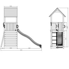 Shire Adventure Peaks Climbing Tower Fortress 1 - footprint