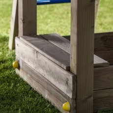 Shire Rumble Ridge Rock Wall with Single Swing & Slide - Funny 3 - in situ - frame