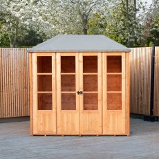 7 x 7 Shire Charleston Summerhouse with Hipped Roof - front elevation