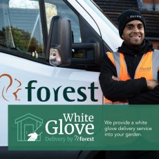 8x6 Forest 4LIfe Reverse Apex Summerhouse Pressure Treated - white glove service