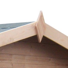 10Gx10 Shire Crinan Log Cabin (19mm Logs) - apex