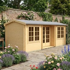 10Gx20 Shire Elveden Log Cabin in 44mm logs