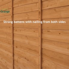 1.8m High Grange Superior Lap Fence Panel - Pressure Treated - strong batons with nails both sides