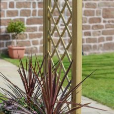 Grange Elite Portico Garden Arch - close up of the trellis