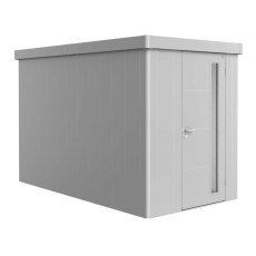 6x11 Biohort Neo 4A Metal Shed - Single Door in metallic silver