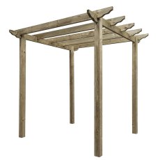 Rowlinson Wooden Pergola 2.4mx2.4m  - isolated