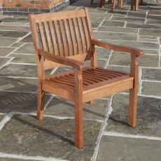 Rowlinson Willington Armchair - in situ, angle view