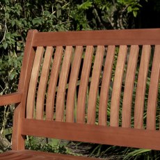 1.5m Rowlinson Willington Bench - back view