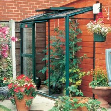 Elite Easygrow 2x6 Lean to Greenhouse in green