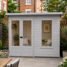 Shire Peony 8x6 Pent Summerhouse - in situ