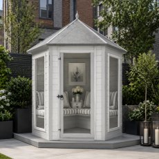 7 X 6 Shire Kendall Gazebo Summerhouse - in situ