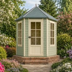 8x7 Shire Welwick Gazebo Summerhouse - in situ