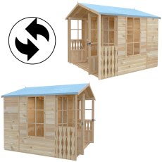 8 x 8 Shire Delmora Summerhouse With Verandah - interchange