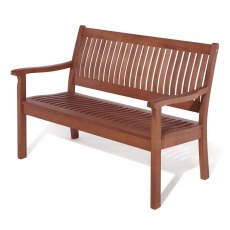 Rowlinson Willington Rectangular Table With 2 Square Seats & Rectangular Seat Dining Set - bench