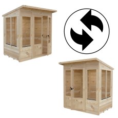 Shire Alora 6 x 4 Pent Summerhouse - interchangeable