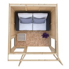 Shire Alora 6 x 6 Pent Summerhouse - in situ, top view