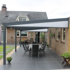 13 X 8 (4.0m X 2.5m) Deponti Bosco Veranda Black - in situ, keyframe