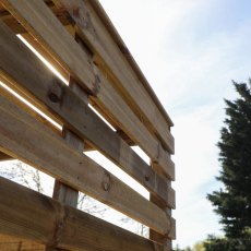7 X 7 (2.0m X 2.0m) Mercia Modern Wooden Pergola - Pressure Treated - slat