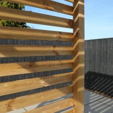 7 X 7 (2.0m X 2.0m) Mercia Modern Wooden Pergola - Pressure Treated - slats