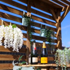 13 X 7 (4.0m X 2.0m) Mercia Modern Wooden Pergola - Pressure Treated - in situ, slat