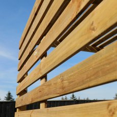 13 X 7 (4.0m X 2.0m) Mercia Modern Wooden Pergola - Pressure Treated - slatted