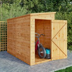 Mercia 8 x 4 Mercia Shiplap Modular Windowless Pent Shed