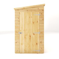 12 X 4 Mercia Shiplap Modular Pent Shed - isolated front view