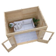Shire Avance 7 x 5 Pent Summerhouse - isolated top view