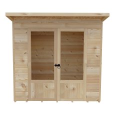 Shire Avance 7 x 5 Pent Summerhouse - isolated front view