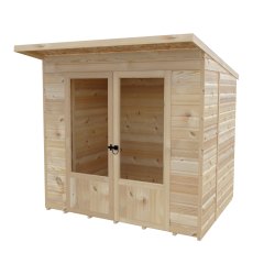 Shire Avance 7 x 5 Pent Summerhouse - isolated angle view