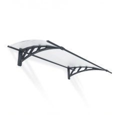 5 x 3 Palram Canopia Neo 1350 Grey Door Canopy - isolated