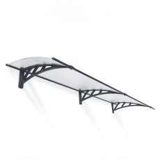 9 x 3 Palram Canopia Neo 2700 Grey Door Canopy - isolated