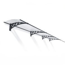 15 x 3 Palram Canopia Neo 4050 Grey Door Canopy - isolated