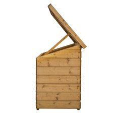 4 X 2 Rowlinson Shiplap Patio Chest - isolated lid open