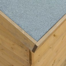 4 X 2 Rowlinson Shiplap Patio Chest - roof