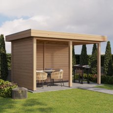 13 x 8 (3.88m x 2.5m) Lugarde Select Andover Gazebo - in situ, angle