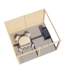 13 x 12 Lugarde Select Horsham Gazebo - top view