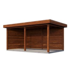 16x10 Lugarde Select Dorchester Gazebo Treated Brown - isolated