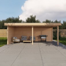 19x10 (5.88m x 3.0m) Lugarde Select Grimsby Gazebo - in situ, front view