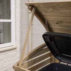 Rowlinson Triple Wheelie Bin Store - Pressure Treated - top view