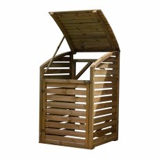 Mercia Single Wheelie Bin Store - Pressure Treated - isolated