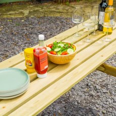 Rowlinson Traditional 8 Seater Picnic Table 1.8m - Pressure Treated - bench