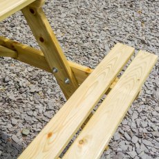 Rowlinson Traditional 8 Seater Picnic Table 1.8m - Pressure Treated - table