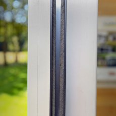2.40m x 2.40mm Lugarde Select Oban Summerhouse - close-up of draft seal installed on window or door frame