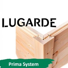 2.40m x 2.40mm Lugarde Select Oban Summerhouse -  prima system featuring hidden aluminium corner posts
